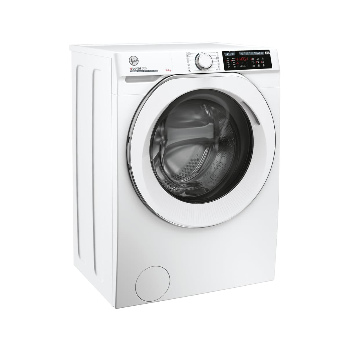 Hoover H-WASH 500 11kg Freestanding Washing Machine, 1400 RPM, A Rated, ECO‑Power Inverter Motor, hOn App, 60 Programmes, Care Dose, Power Care System, White, 60x62x85 cm ‑ HW 411AMC/1-80 — view 3