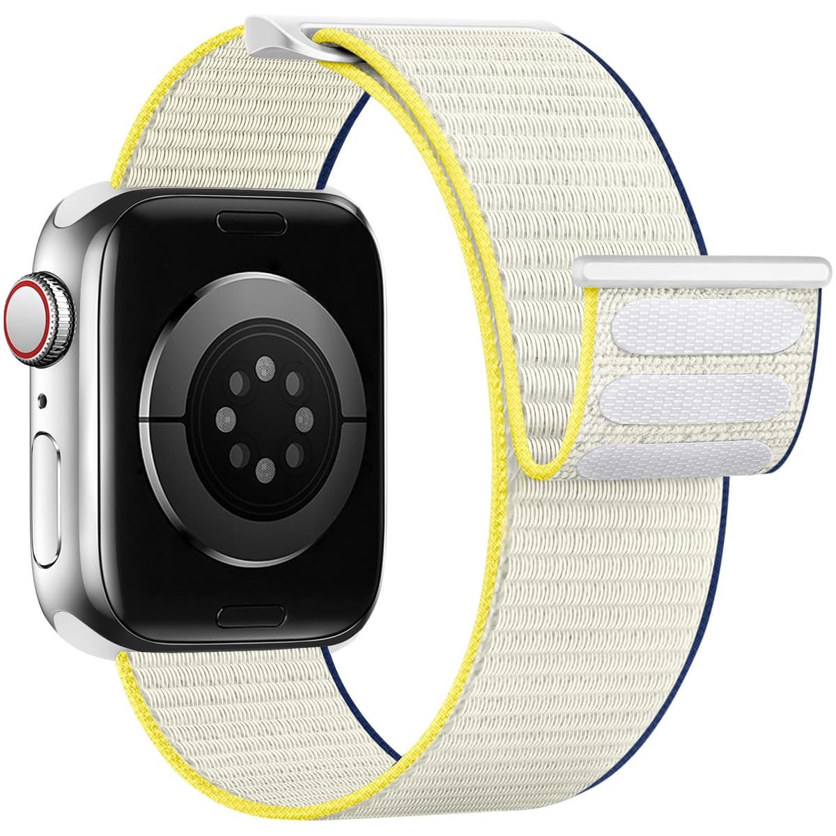 Yoohoo Nylon Straps Compatible with Apple Watch Straps 38mm 40mm 41mm 42mm(Series 10) Women Men,Upgraded Soft Nylon Strap Replacement Bands for iWatch Series 11 10 9 8 7 6 5 4 3 2 1 SE3 Ultra3/Black — view 45
