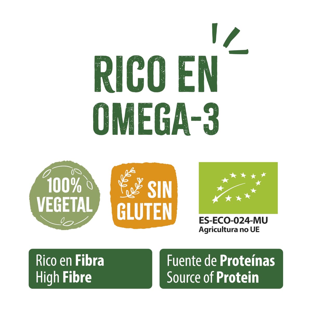 NaturGreen - Semillas Lino Marrón Molido Bio, Molido en Frío, Sin Gluten, 100% Vegetal, Ecológicas, Rico en Omega 3 y Fibra, Fuente de Proteínas, Sin Azúcares Añadidos, 150 g — view 3