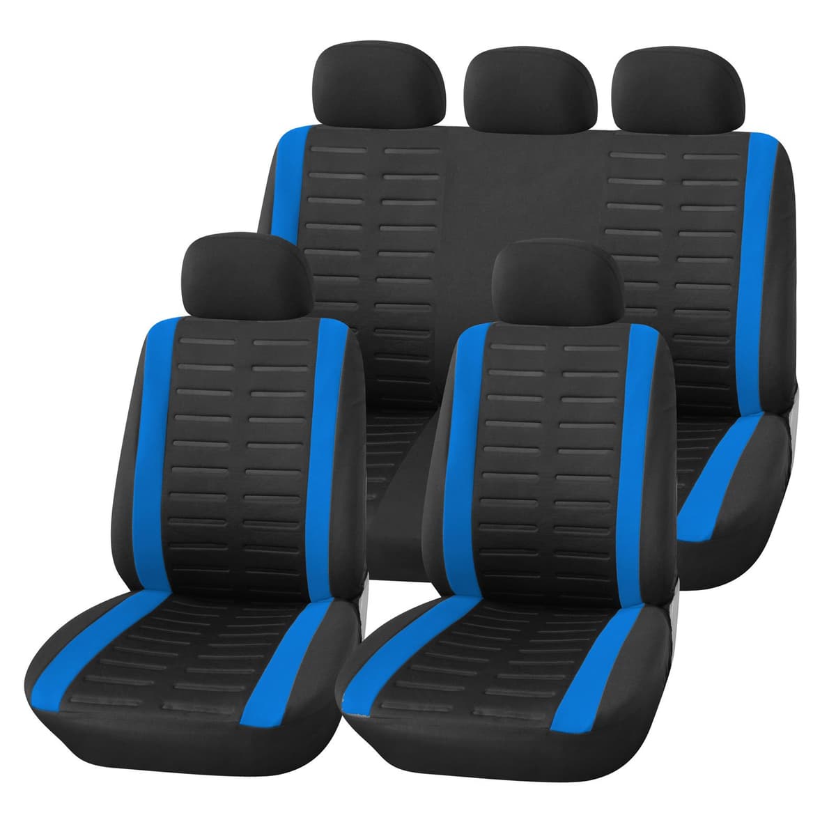 Upgrade4cars Fundas Asientos Delanteros Coche Universales Negro | Cubre Universal | Protector de Asiento Delantero para Conductor y Copiloto | Accesorios Interior Decoracion — view 14