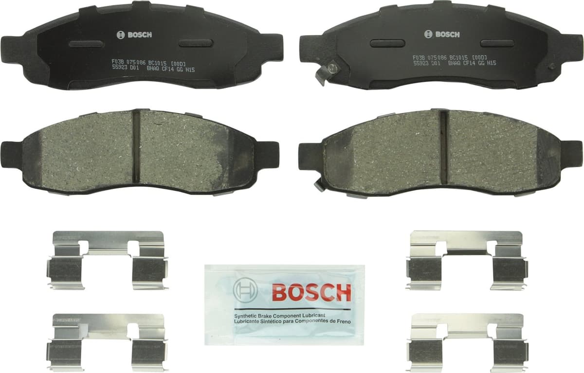 Bosch BC914 QuietCast Premium Ceramic Disc Brake Pad Set For: Acura ILX; Honda Accord, Civic, CR-V, Element, Fit, Front — view 80