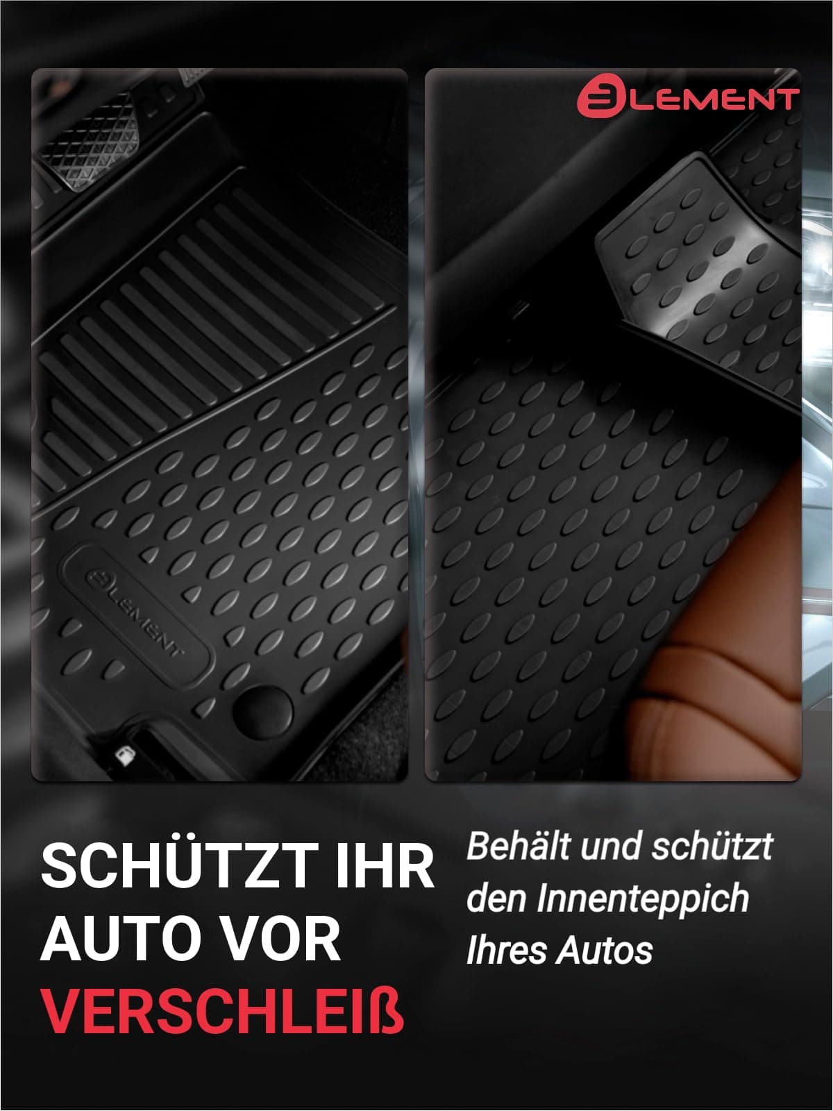 Alfombrillas 3D TPE para Jeep Wrangler 4P 2007-2018 | SUV | 100% Adaptadas | 4 Piezas — view 3