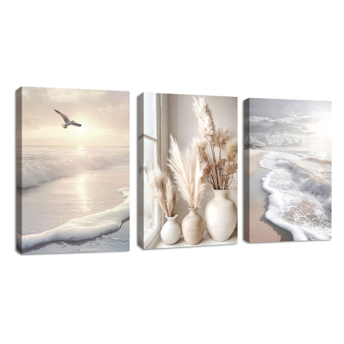 3Pcs Blue Grey Zen Canvas Wall Art, White Lotus Flowers Butterfly Meditation Spiritual Wall Paintings White Lotus Blooming on Stones in Lake Wall Pictures Room Decor for Yoga Spa Room Decor 30x40cmx3 — view 28