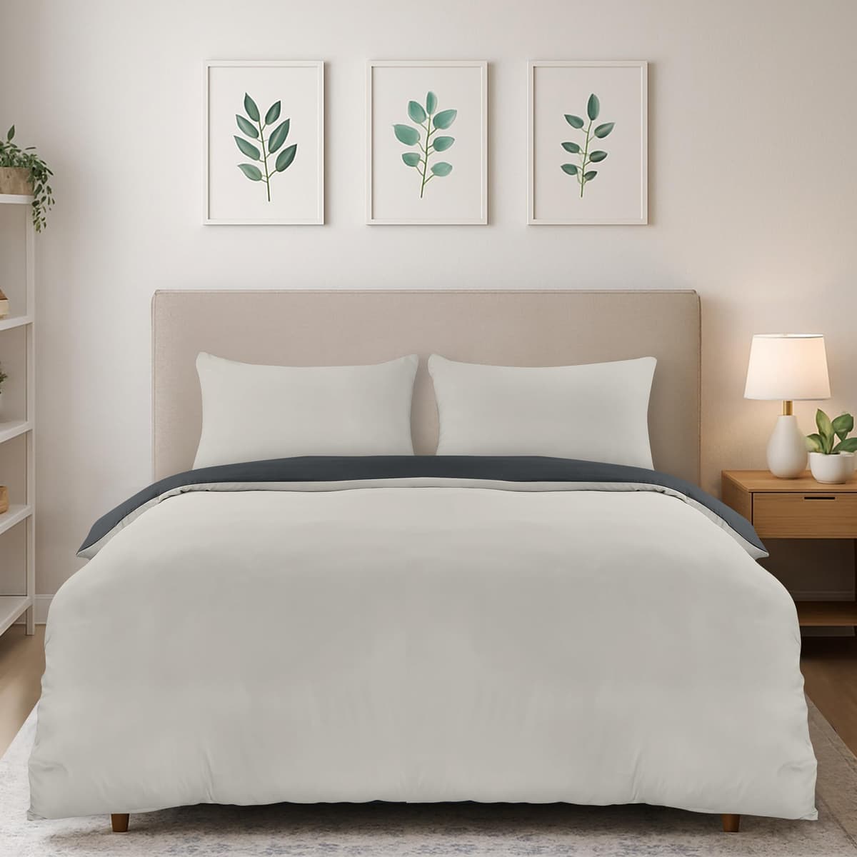 Utopia Bedding Duvet Cover Double - Soft Microfibre Polyester - Bedding Quilt Cover Set, with Pillow cases (Grey) — view 78