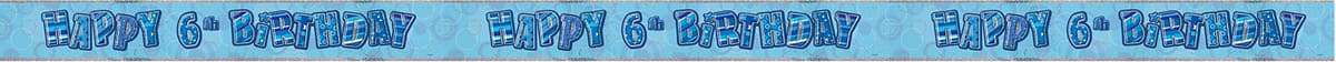 Unique Party 92068 - 9ft Foil Glitz Pink Happy 80th Birthday Banner — view 184