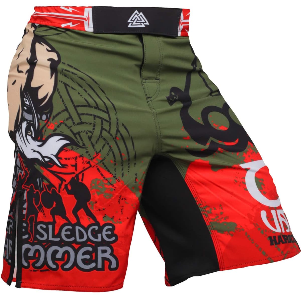 Hardcore Training Fight Shorts Hombre Pantalones Cortos MMA BJJ Boxeo Grappling Fitness No Gi — view 3