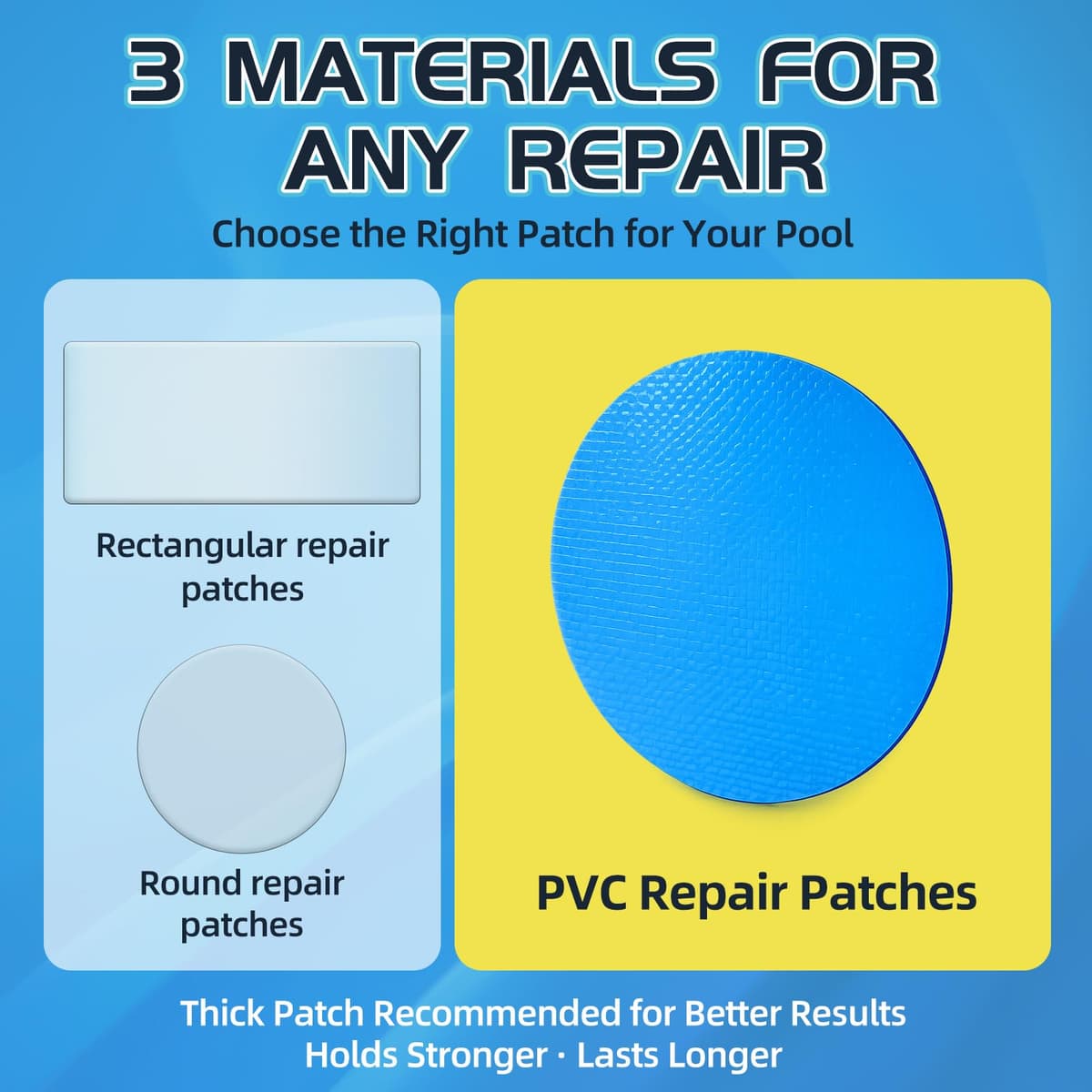 Hot Tub Repair Kit, Paddling Pool Repair Kit Waterproof, for Inflatables, Air Bed, Bouncy Castle, Boat Kayak, Swimming Pool,Tent (60ml) — view 4