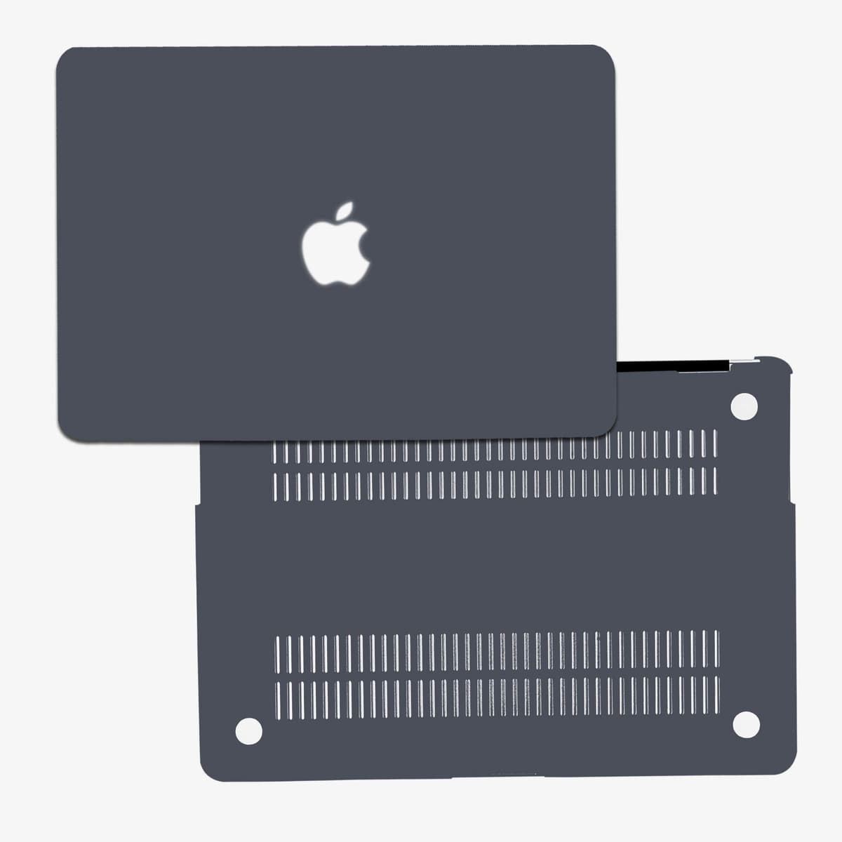 TECOOL Funda Compatible con MacBook Air 13,3 Pulgadas 2010-2017 (A1466 A1369), Carcasa de Plástico Ultrafina y Cubierta de Teclado en UE, Gris-Negro — view 5