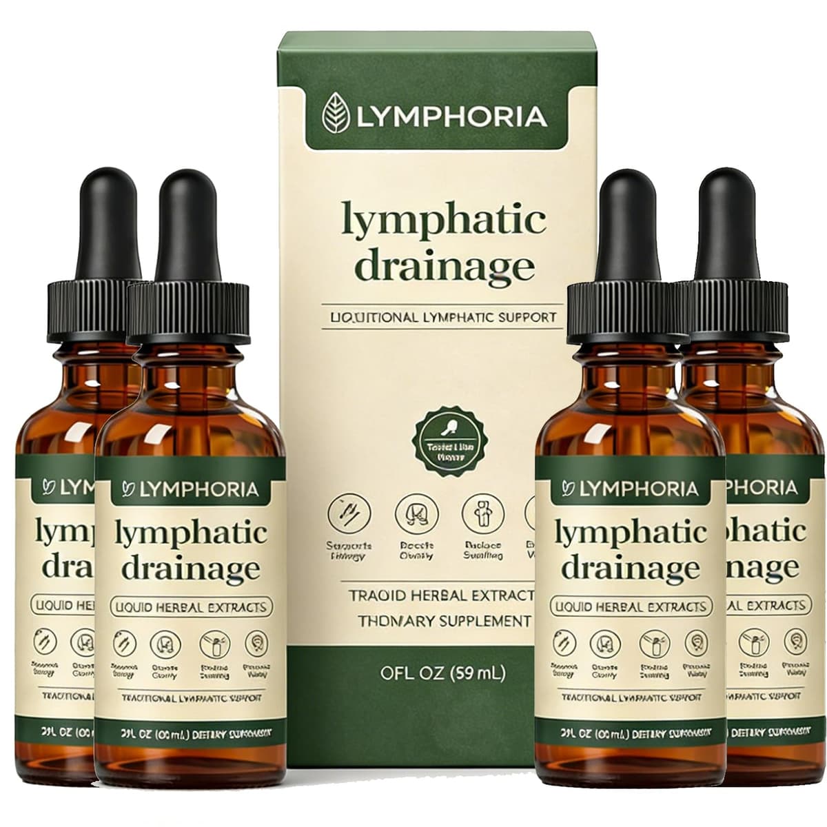 Lymphatic Drainage, 2026 new Lymphatic Drainage Drops, lymphatic drainage drops, Natural Herbal Blends (2) — view 3