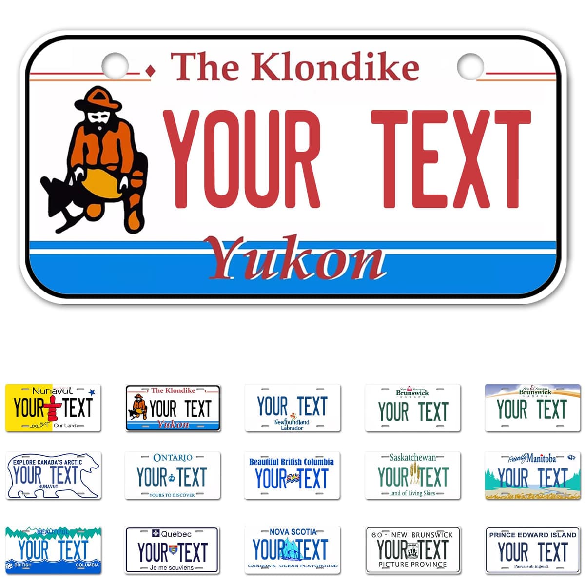 Alberta License Plate, 6"×12" Custom License Plate — view 26