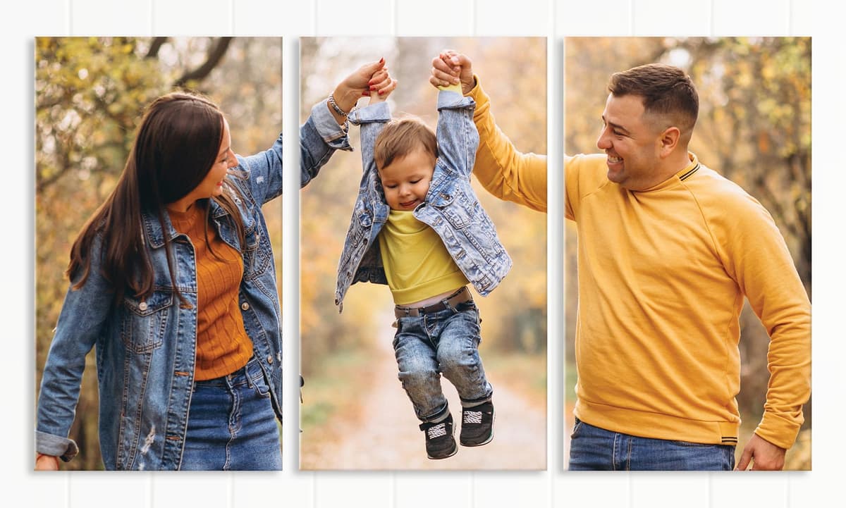 Star Online Personalised Canvas Photo Prints Pictures Birthday Frames Gifts For Mum,Dad Custom & Wall Art Holiday Memory (20x25cm (8x10in)) — view 12