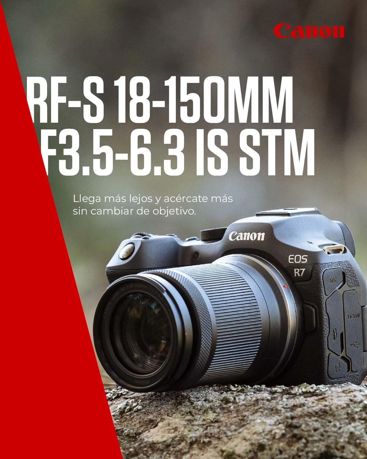 Canon RF-S Lens 18-150mm F3.5-6.3 IS STM - Zoom Camera Lens with 4.5-stop Optical Image Stabilizer for Travel & Wildlife Photography | Canon EOS R System Compatible Camera Lens — view 4