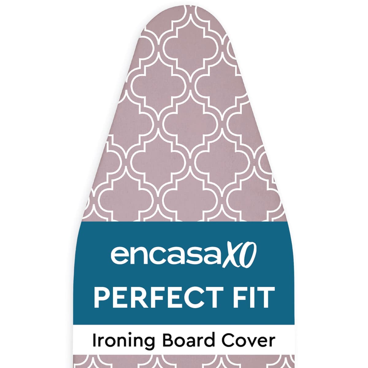 Encasa XO Ironing Board Covers and pad 125x46 cm- Thick 3mm Felt Padding, Drawstring Tightening & Lock, Heat Reflective, Scorch & Stain Resistant, for Wide Ironing Board - Big Leaves Green — view 11