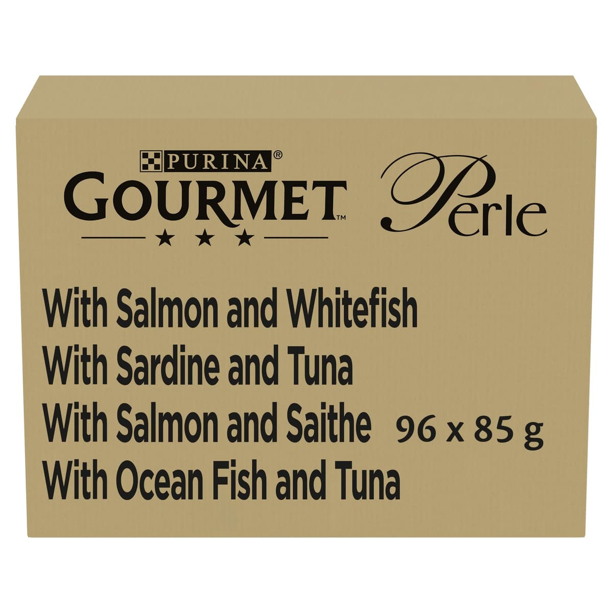 GOURMET Perle Chef's Collection Adult Wet Cat Food Mini Fillets in Gravy Variety Turkey, Tuna, Duck, Lamb 40 x 85g Pouches — view 10