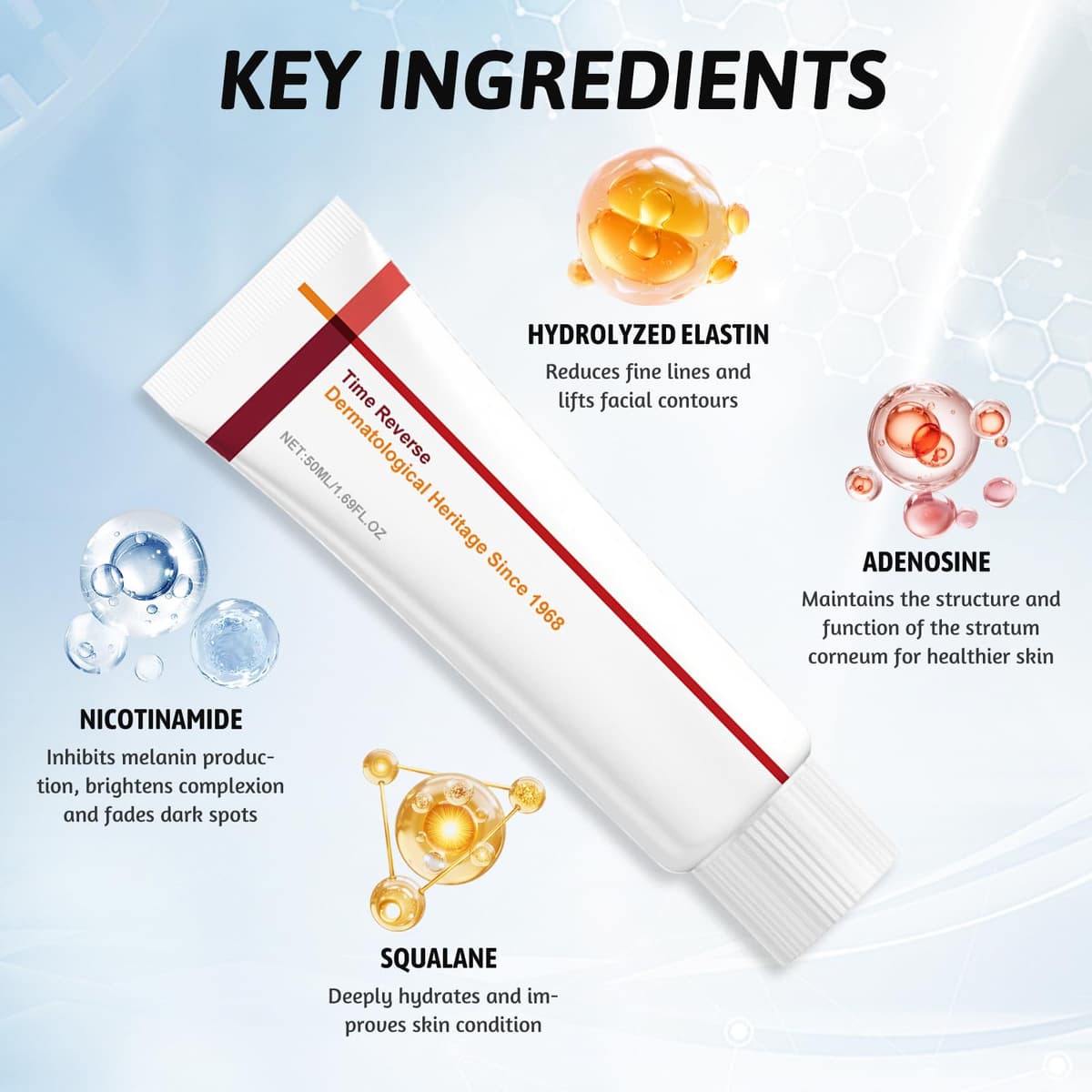 2 PCS Centella Time Reverse Moisturizing Repairing Face Cream, Centella Asiatica Revitalizing Firming Cream for Reducing Lines, Moisturizing, Evening Tone — view 5