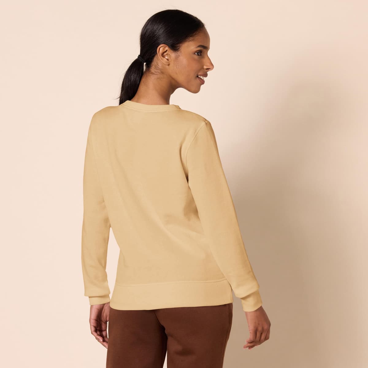 Amazon Essentials Mujer Sudadera con Cuello Redondo de Forro Polar (Disponible en Tallas Grandes) — view 128
