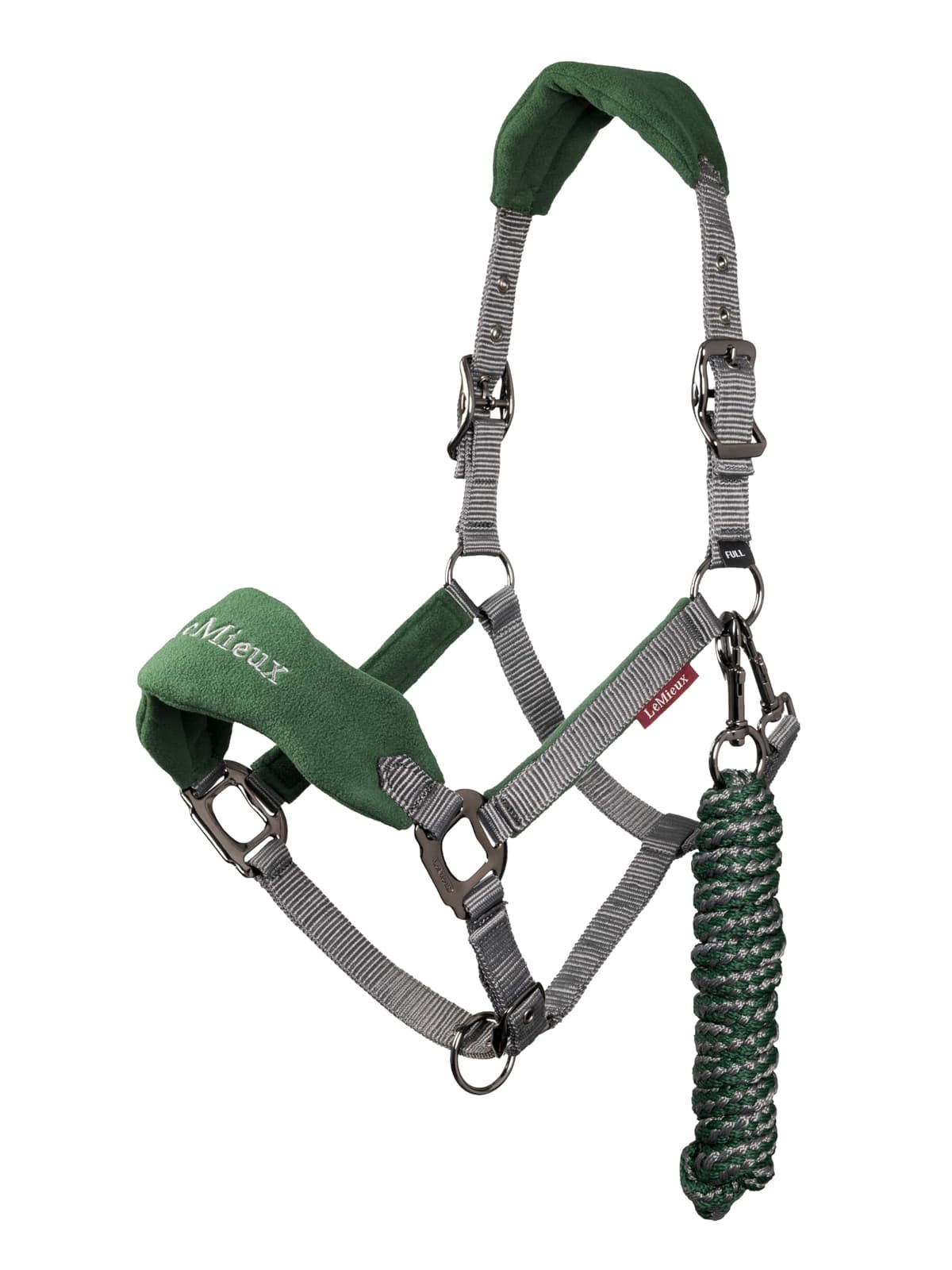 LeMieux Vogue Fleece Headcollar with Lead Rope - Extra Padding, Adjustable at Curb and Poll Strap