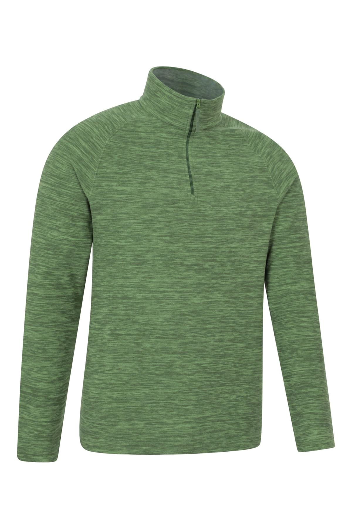Mountain Warehouse Snowdon Mens Micro Fleece Top - Breathable Antipill, Half Zip Collar Sweater, Quick Drying Smooth Pullover - For Spring Summer & Outdoors — view 3