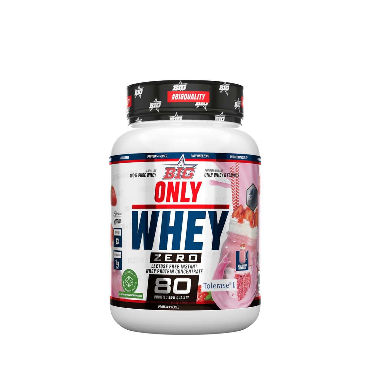 BIG - Proteinas Whey - Proteina en Polvo para Desarrollo de Masa Muscular y Recuperación - Materia Prima Premium - Whey Protein Sin Lactosa, Sin Azúcar, Sin Grumos (1Kg, Cacaolat) — view 27