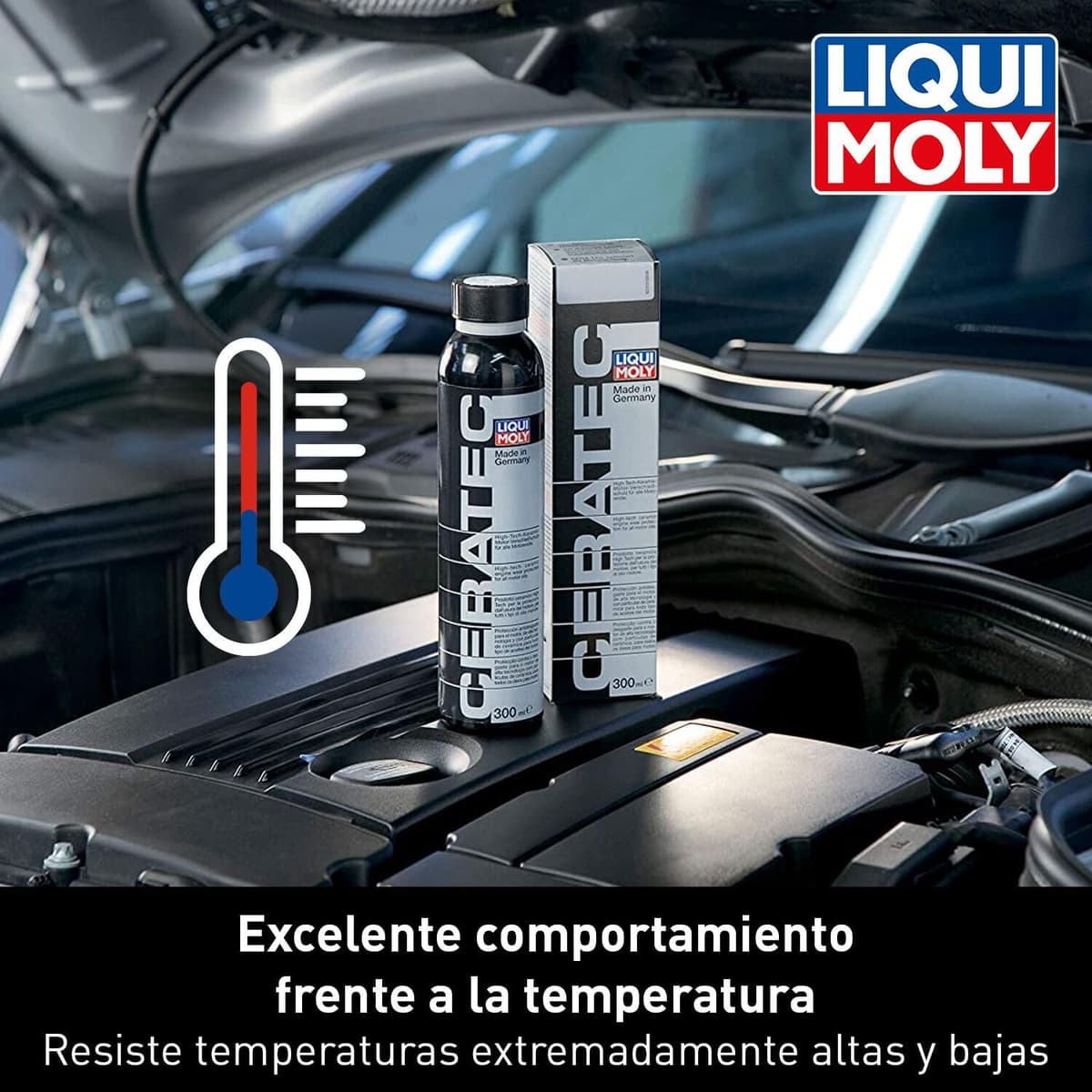 LIQUI MOLY Cera Tec 3721 I Ceramic Wear & Tear Protection for Petrol & Diesel Engines I Smoother Engine Performance, Less Friction & Lower Fuel Consumption I Ceramic Additive 300 ml Pack of 1 — view 4