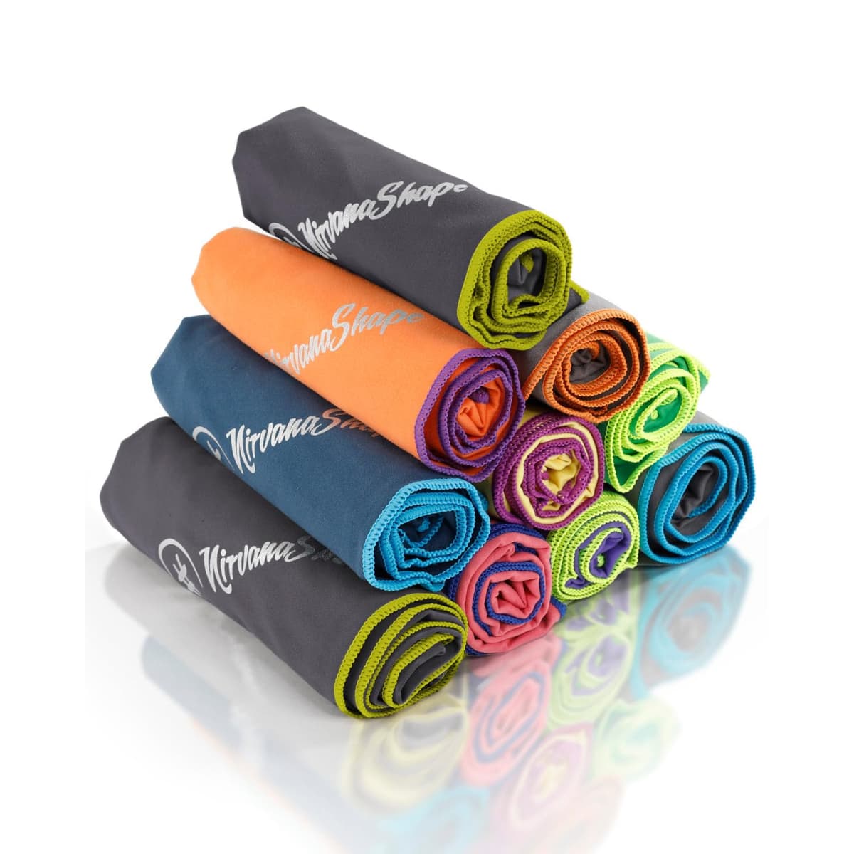 NirvanaShape Toalla de Microfibra | 14 Colores | 8 Dimensiones | Toalla de Viaje Ligera, Absorbente y de Secado Rápido | Toalla de Baño para Viajes | Ideal para Playa, Camping, Yoga y Sauna — view 7