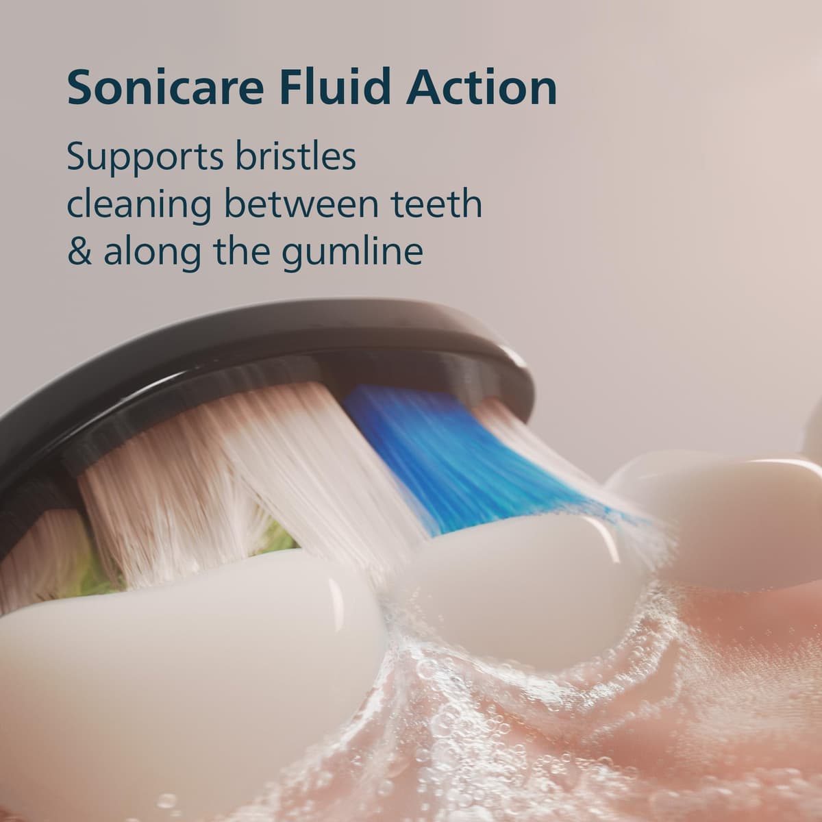 Philips Sonicare 5300 Electric Toothbrush, Sonic Toothbrush with 2 Intensity Levels, Pressure Alert, EasyStart, SmarTimer and BrushPacer, Black, Model HX7101/04 [New Technology] — view 3