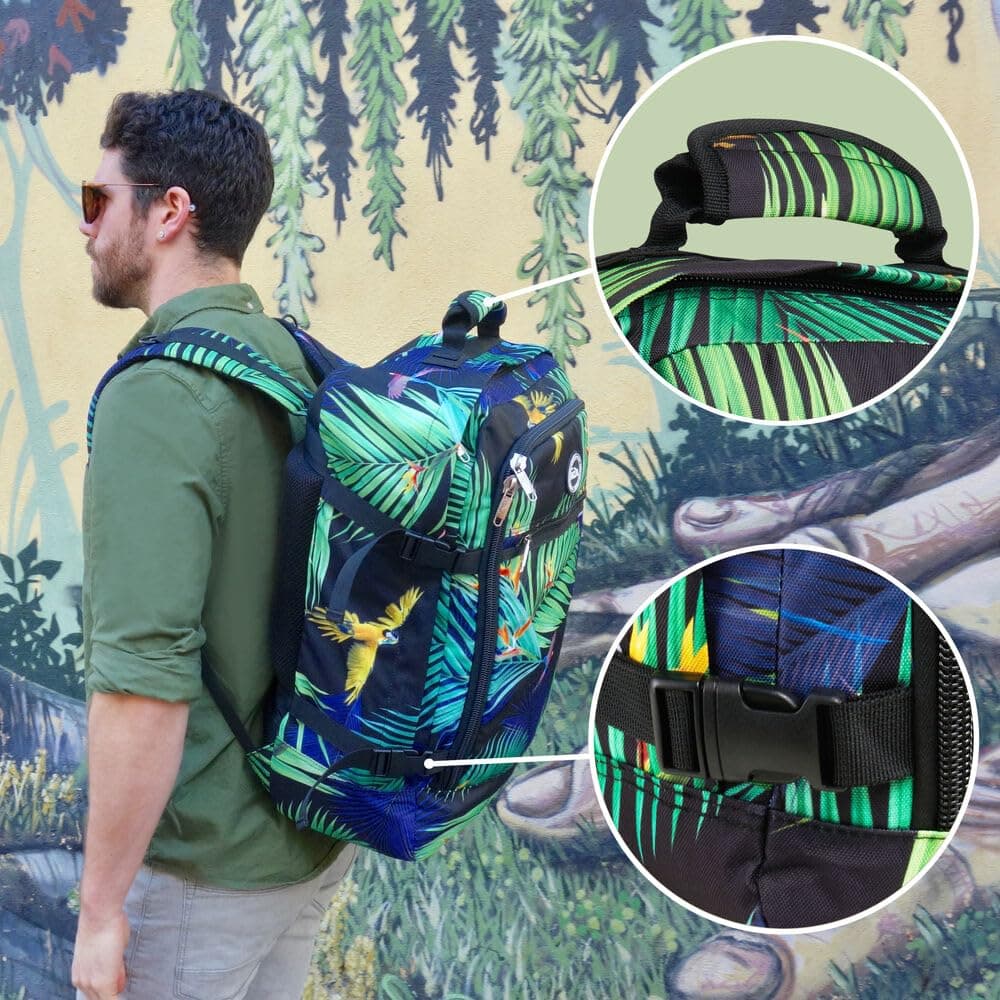 Metz for Ryanair Cabin Bags 55 x 40 x 20 Cabin Bag for Easyjet, Wizz Air Luggage for British Airways & More – Durable Travel Backpack for Airline Carry-Ons, Durable Hand Luggage Cabin Bag 55x40x20 — view 4
