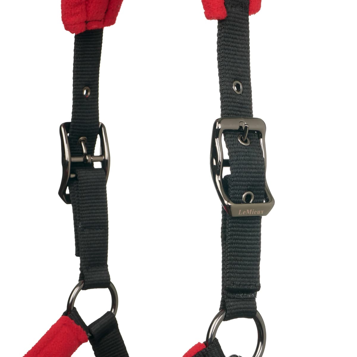 LeMieux Vogue Fleece Headcollar with Lead Rope - Extra Padding, Adjustable at Curb and Poll Strap — view 7