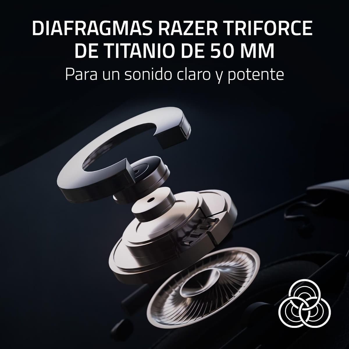 Razer BlackShark V2 HyperSpeed para PC - Auriculares para esports inalámbricos y ligeros (280 g, Micrófono HyperClear, Diafra — view 2
