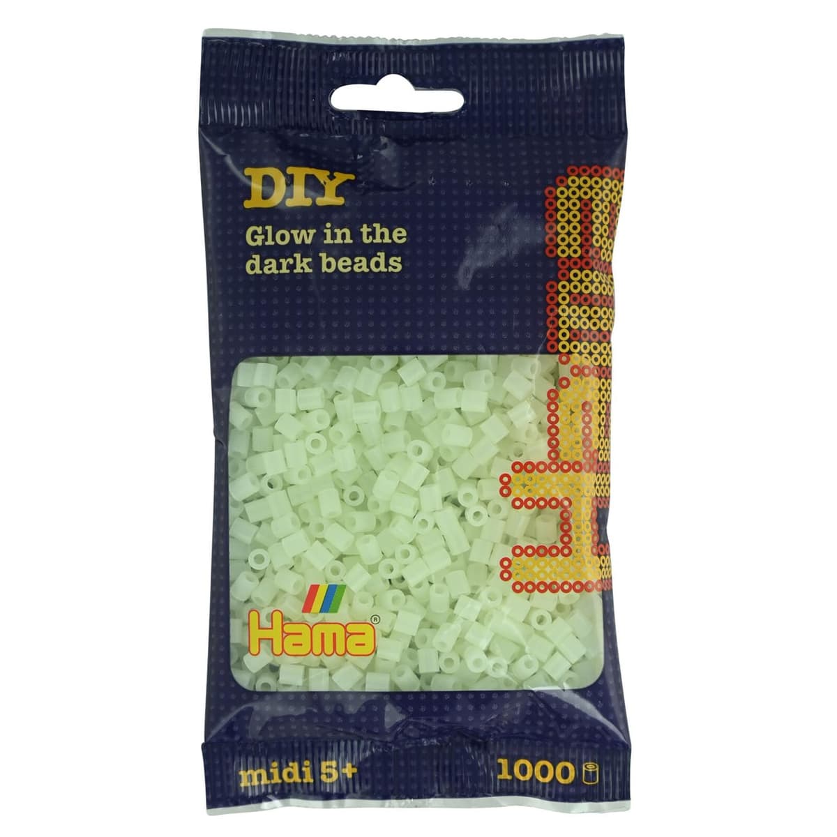 HAMA Bolsa de perlas | Aprox. 1000 cuentas midi fusibles para manualidades y mosaicos | Perlas de fusión para niños creativos 5+ | Juego de arte y decoración | Beige — view 22