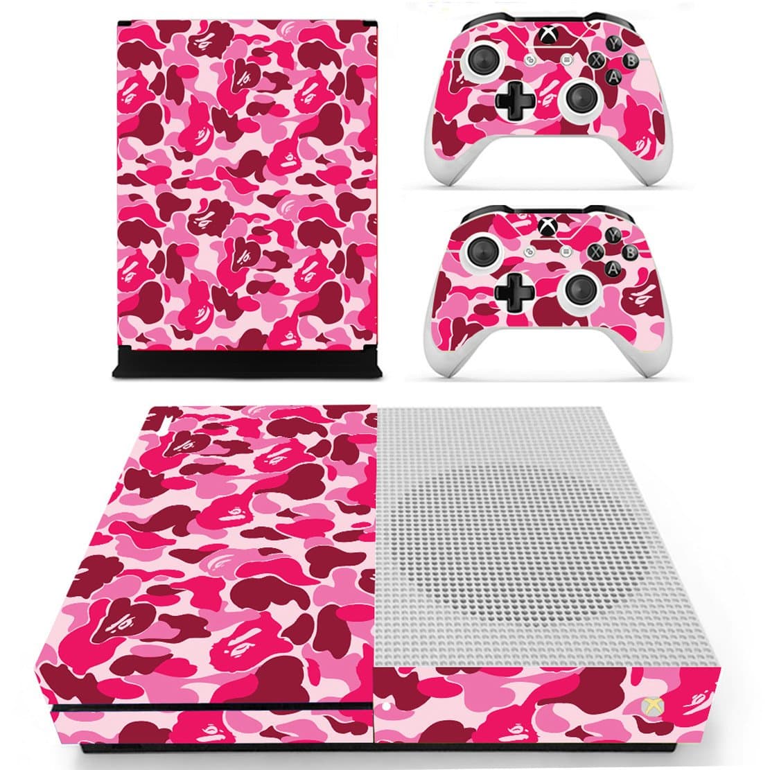 DOTBUY Vinyl Decal Full Body Skin Sticker For Microsoft Xbox One S Console And 2 Controllers And Kinect 2.0 (All White) — view 34