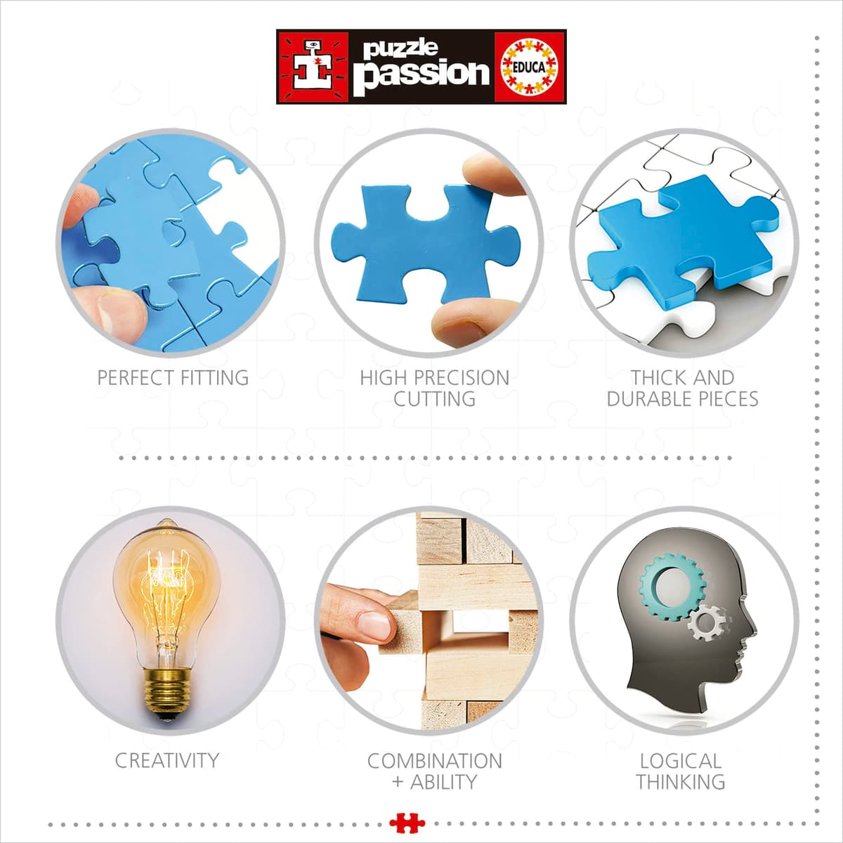 Educa - Puzzle de 1000 Piezas para Adultos | Tienda de Dulces. Incluye Pegamento Fix Puzzle. A Partir de 14 años (17104) — view 5