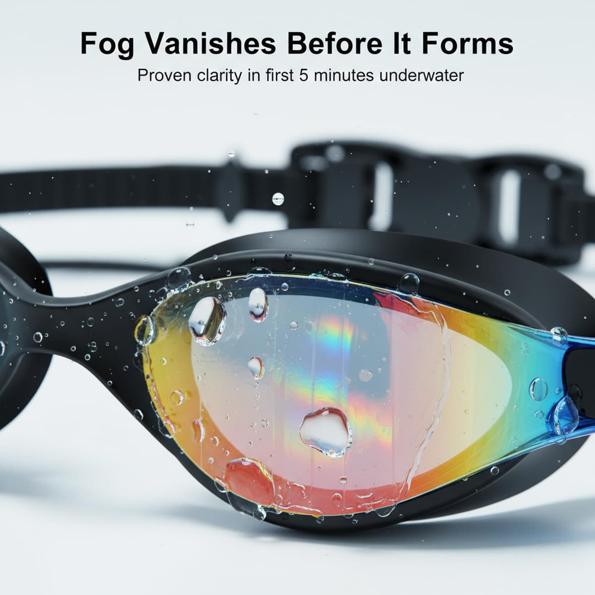 Seaflar Antivaho Gafas De NatacióN General | Profesional Lentes Galvanizados, ProteccióN UV, 3D Sello De Silicona | Impermeable Gafas Piscina Adultos & Adolescentes — view 2