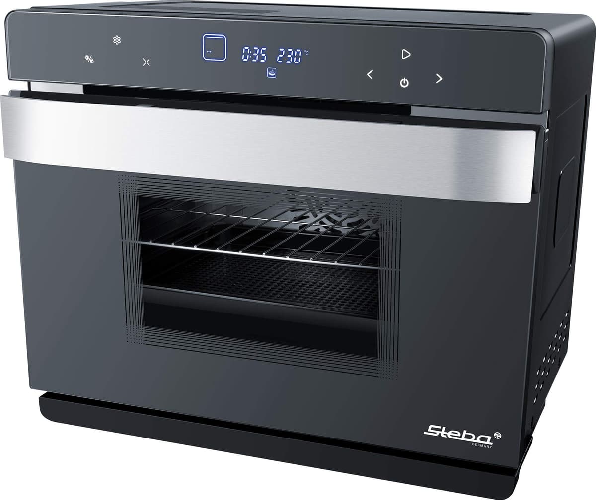 Steba Steam Oven 30L Capacity DG30 2200 Watt power Multifunctional Black Electric Steam mini oven