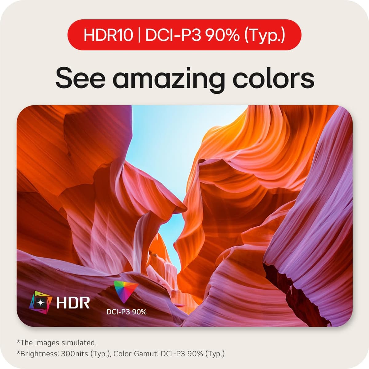 LG UltraFine Monitor 27US550 - 4K UHD IPS 27 inch, 60Hz, 5ms, DCI-P3 90%, 10bit, HDR10, Flicker safe & Reader Mode, Smart Energy Saving, Height-Tilt-Pivot-Swivel Adjustment, DP1.4, HDMI, White — view 4