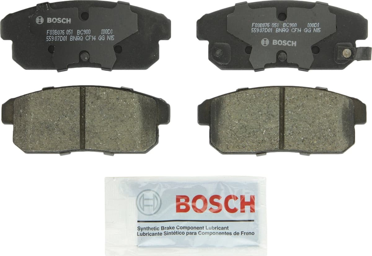 Bosch BC914 QuietCast Premium Ceramic Disc Brake Pad Set For: Acura ILX; Honda Accord, Civic, CR-V, Element, Fit, Front — view 208
