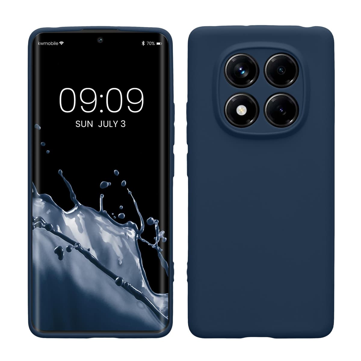 kwmobile Carcasa Compatible con Xiaomi Redmi Note 14 Pro 5G / Poco X7 Funda - Funda Ultrafina de TPU con Bordes elevados - Lavanda Metalizado — view 120