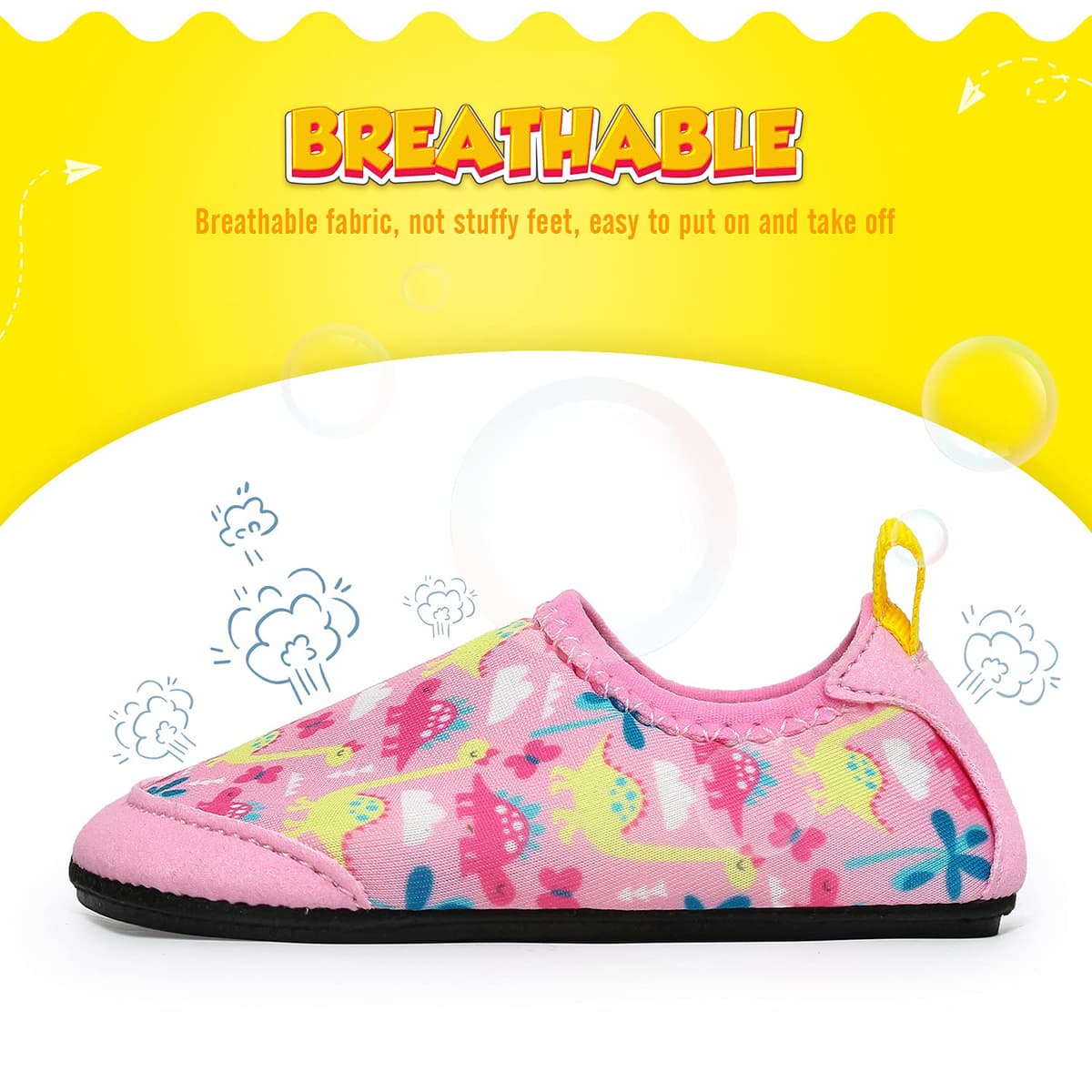 Zapatos de Agua para niños y niñas, Zapatos de Playa para niños pequeños, Calcetines acuáticos Descalzos Antideslizantes para Piscina y Playa — view 6