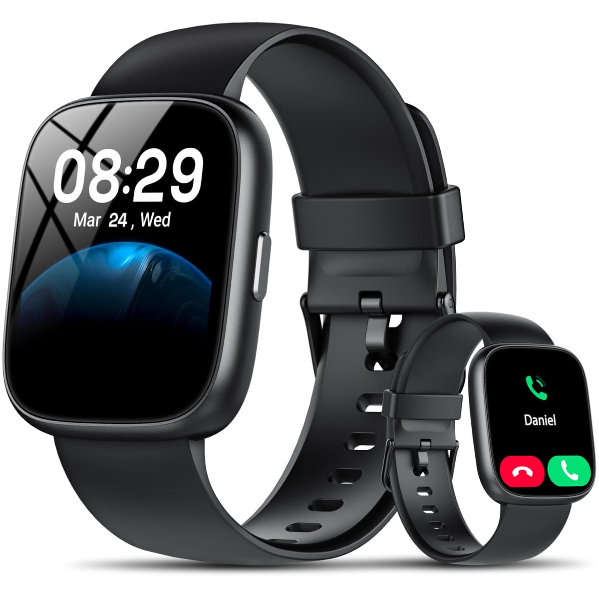 Cillso Smart Watch for Men Women, 1.85" Fitness Watch with Bluetooth 5.3 Call, Smartwatch with Heart Rate/Sleep Monitor, 110+ Sports Modes, IP68 Waterproof Activity Tracker for Android iOS, Pink — view 16
