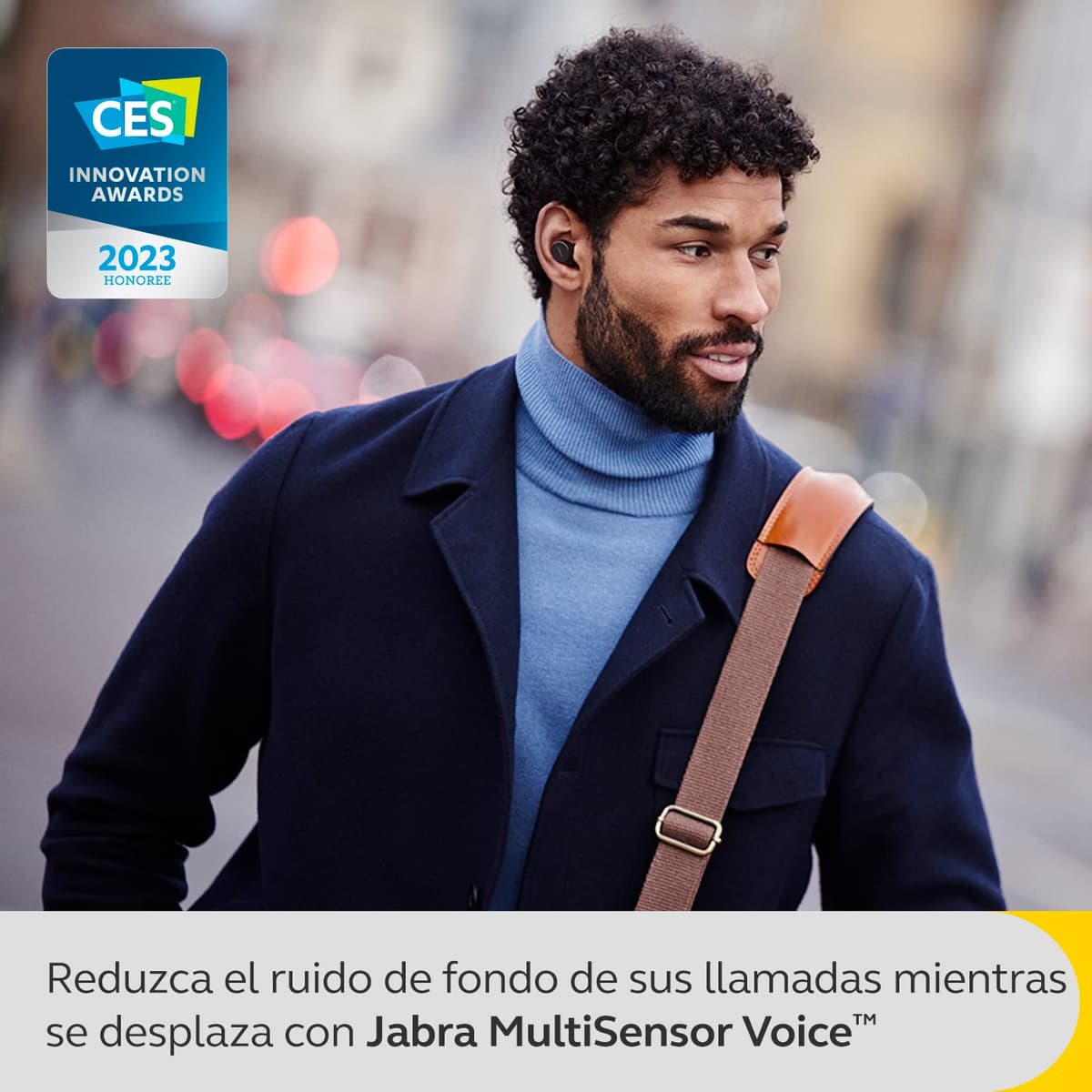 Jabra Evolve2 Buds, Auriculares Bluetooth Intraaurales Inalámbricos, Cancelación Activa de Ruido y Tecnología MultiSensor con 4 Micrófonos, Certificados para MS Teams, Negro — view 3