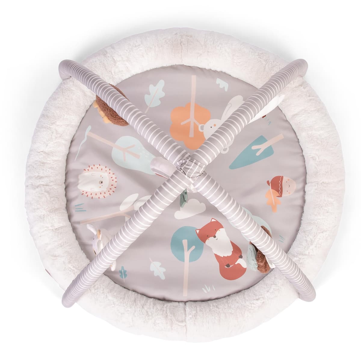 Red Kite Play Gym - Padded Play Gym with Hanging Toys & Tummy Time Mirror (Woodland Walks) — view 3