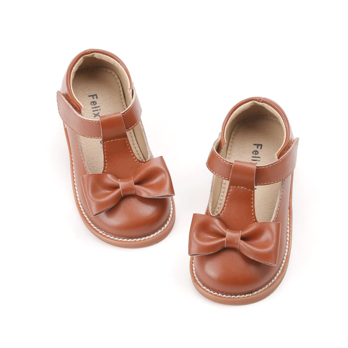 Felix & Flora Toddler Little Girl Mary Jane Dress Shoes - Ballet Flats for Girl Party School Shoes — view 54