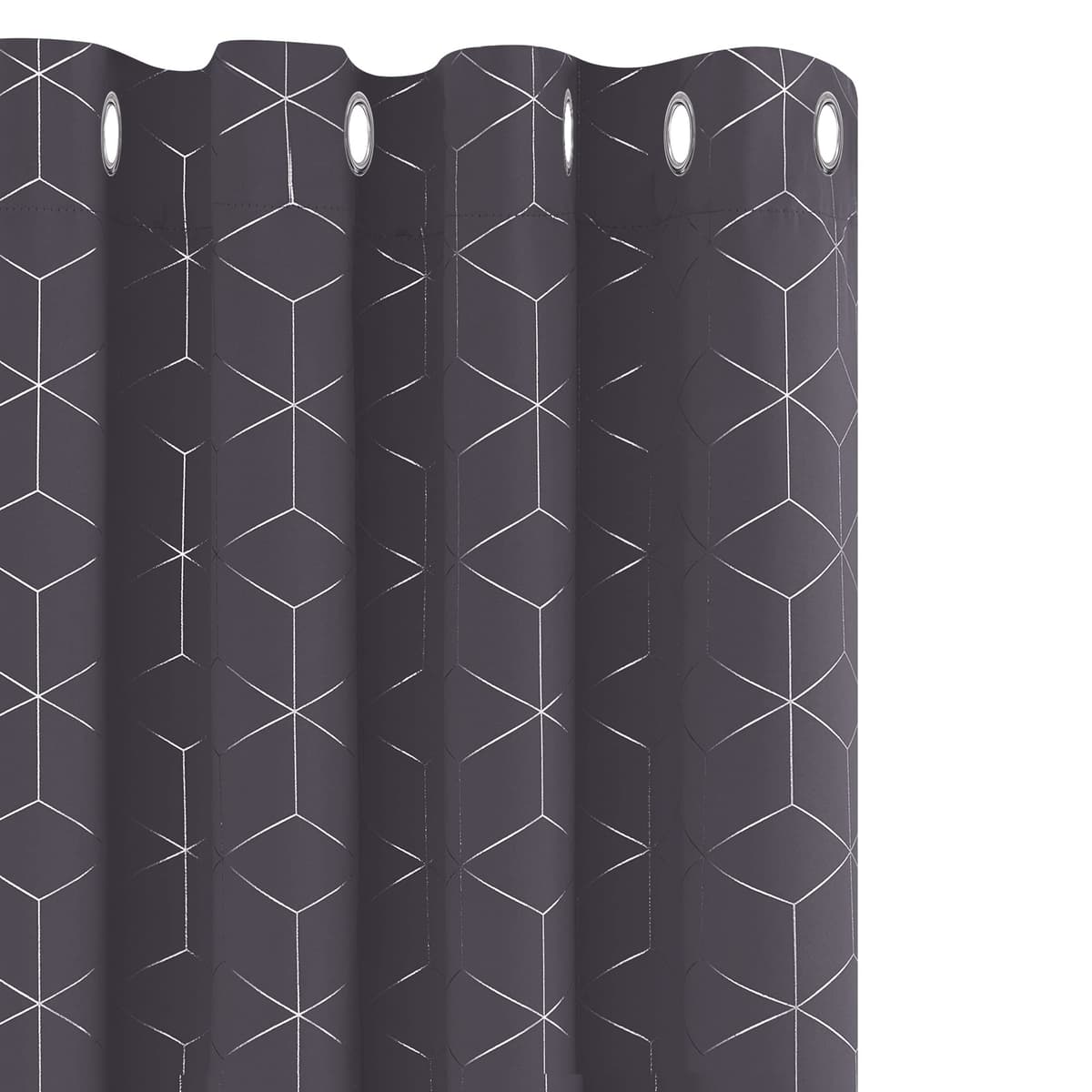 Deconovo Blackout Curtains, Modern Sky Blue Curtains for Living Room, Thermal Curtains, Ring Top Curtains, Noise Isolating, 46" W x 72" H, Set of 2 — view 18