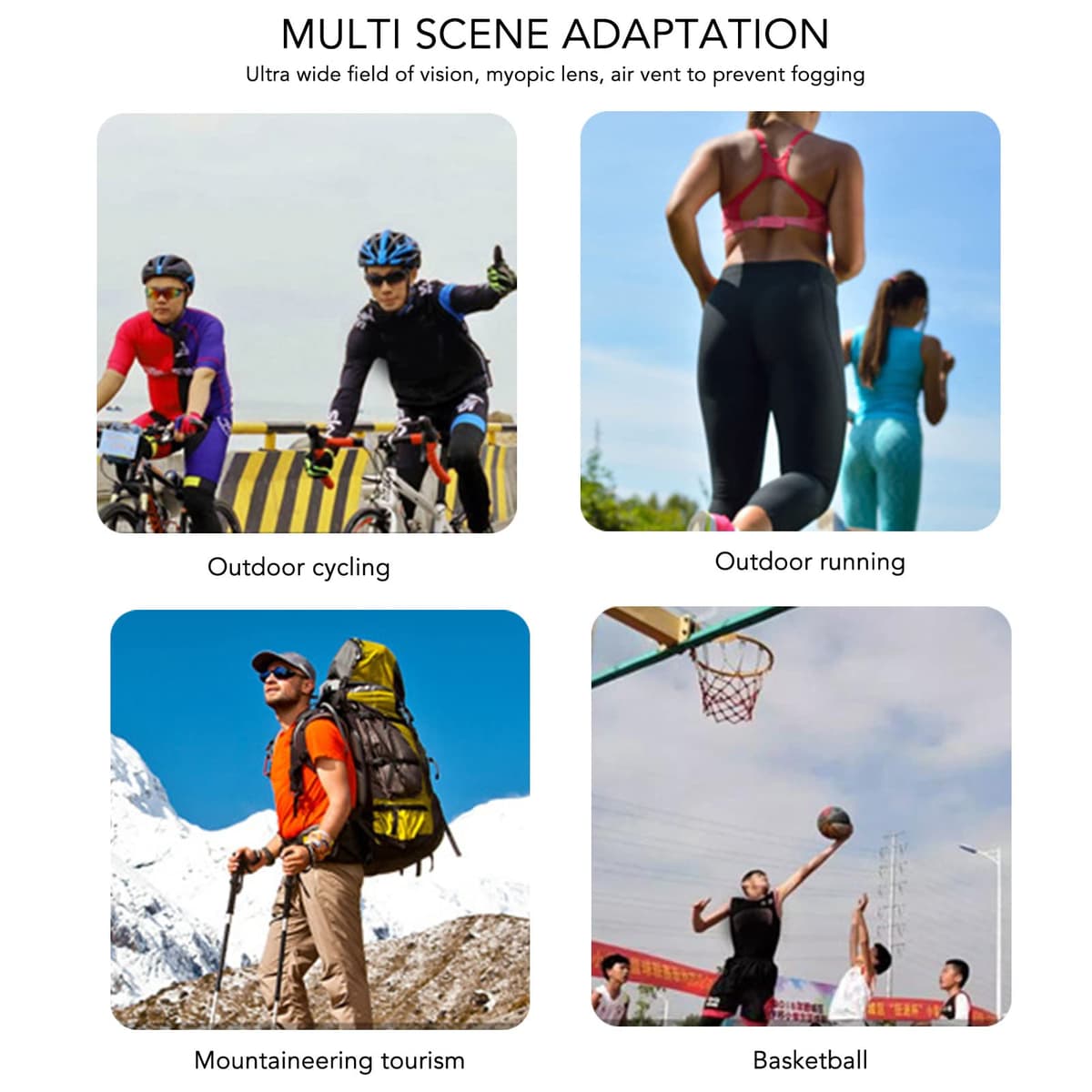 SPYMINNPOO Gafas Deportivas, Baloncesto, Fútbol, ​​Fútbol, ​​Golf, Gafas, Entrenamiento Deportivo, Ejercicio, Gafas Protectoras para Hombres y Mujeres — view 2