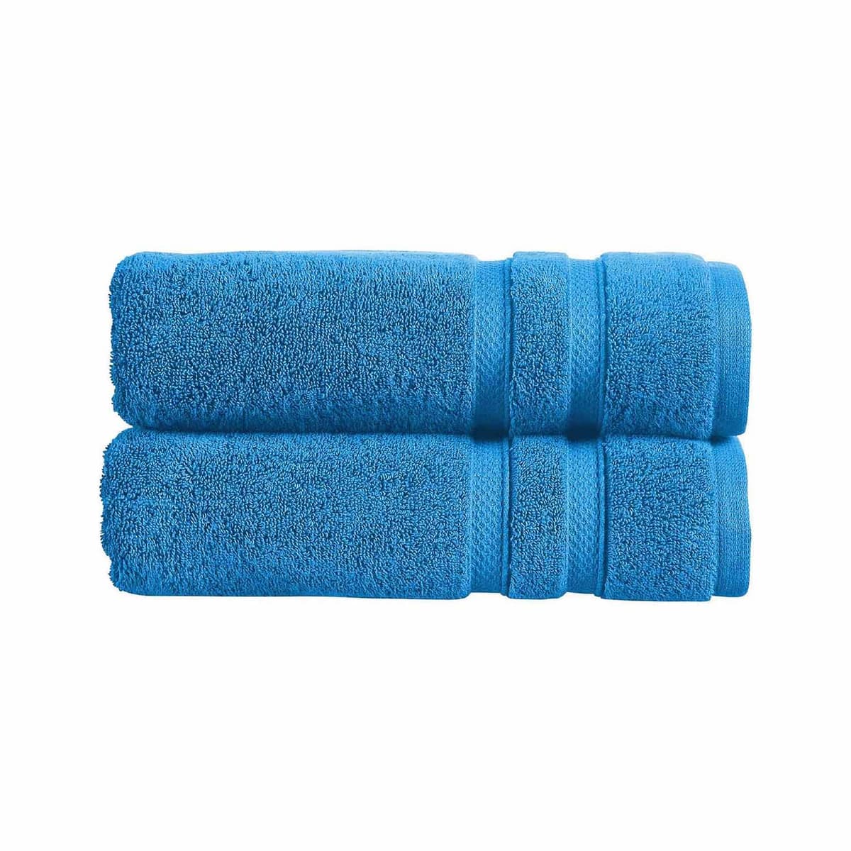 Christy Chroma Bath Towels | Set of 2 | Highly Absorbent Heavyweight 675GSM | Bold and Bright | Soft Velvety Smooth Bathroom Shower Towels | 100% Cotton | Sustainably Made | Ash Grey — view 140