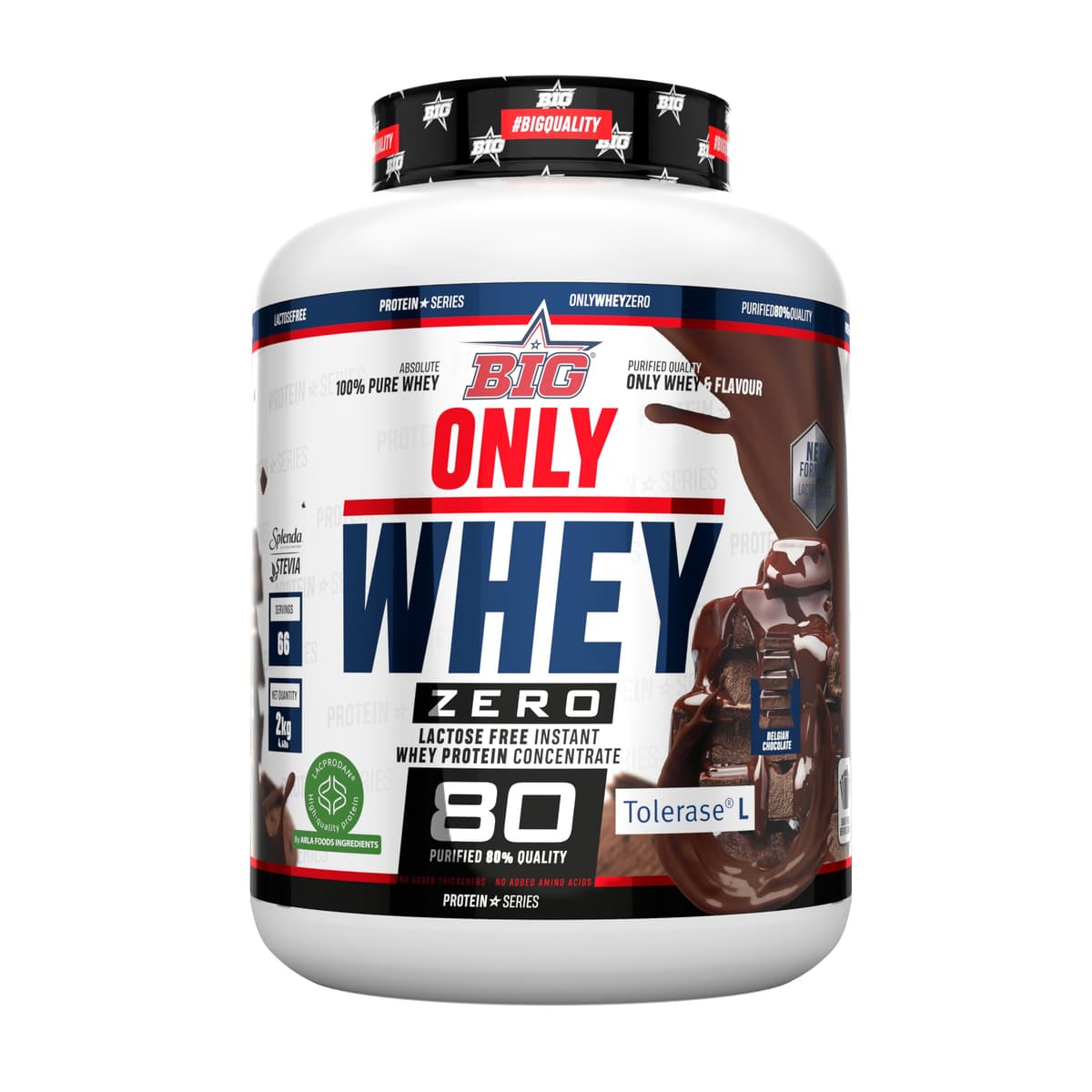 BIG - Proteinas Whey - Proteina en Polvo para Desarrollo de Masa Muscular y Recuperación - Materia Prima Premium - Whey Protein Sin Lactosa, Sin Azúcar, Sin Grumos (1Kg, Cacaolat) — view 33