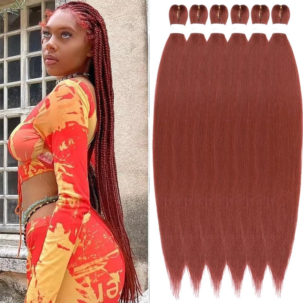 YDDM Capelli Per Treccine Africane Azul Extension Treccine Texture Yaki Easy Install per Principianti 26 Pollici 3 Pezzi Capelli Leggeri e Naturali per Box Braids, Twist e Crochet — view 39