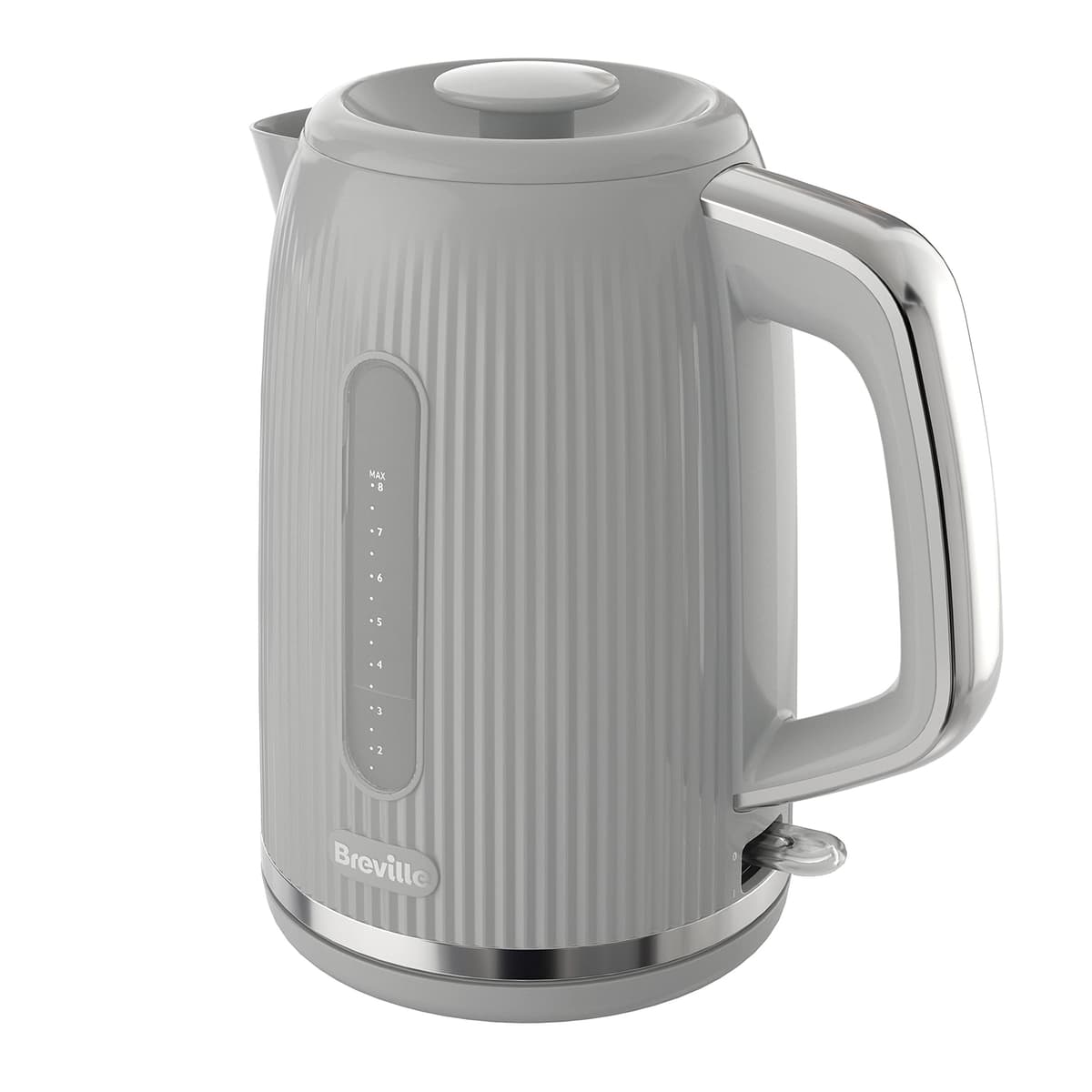 Breville Bold Black Electric Kettle | 1.7L | 3kW Fast Boil | Black & Silver Chrome [VKT221] — view 14