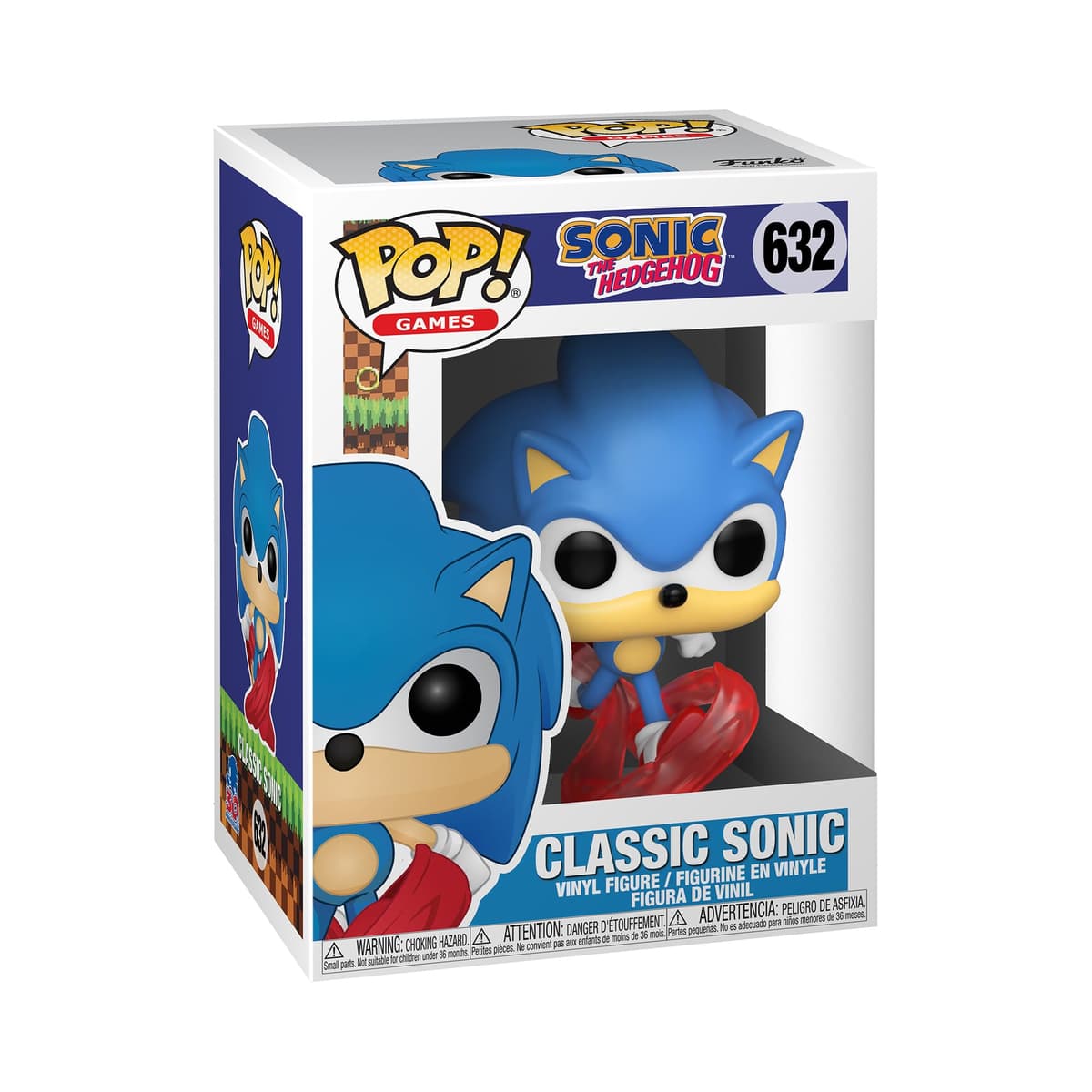 Funko Pop! Games 30th-Running Sonic The Hedgehog - Figura de Vinilo Coleccionable - Idea de Regalo- Mercancia Oficial - Juguetes para Niños y Adultos - Video Games Fans - Muñeco para Coleccionistas