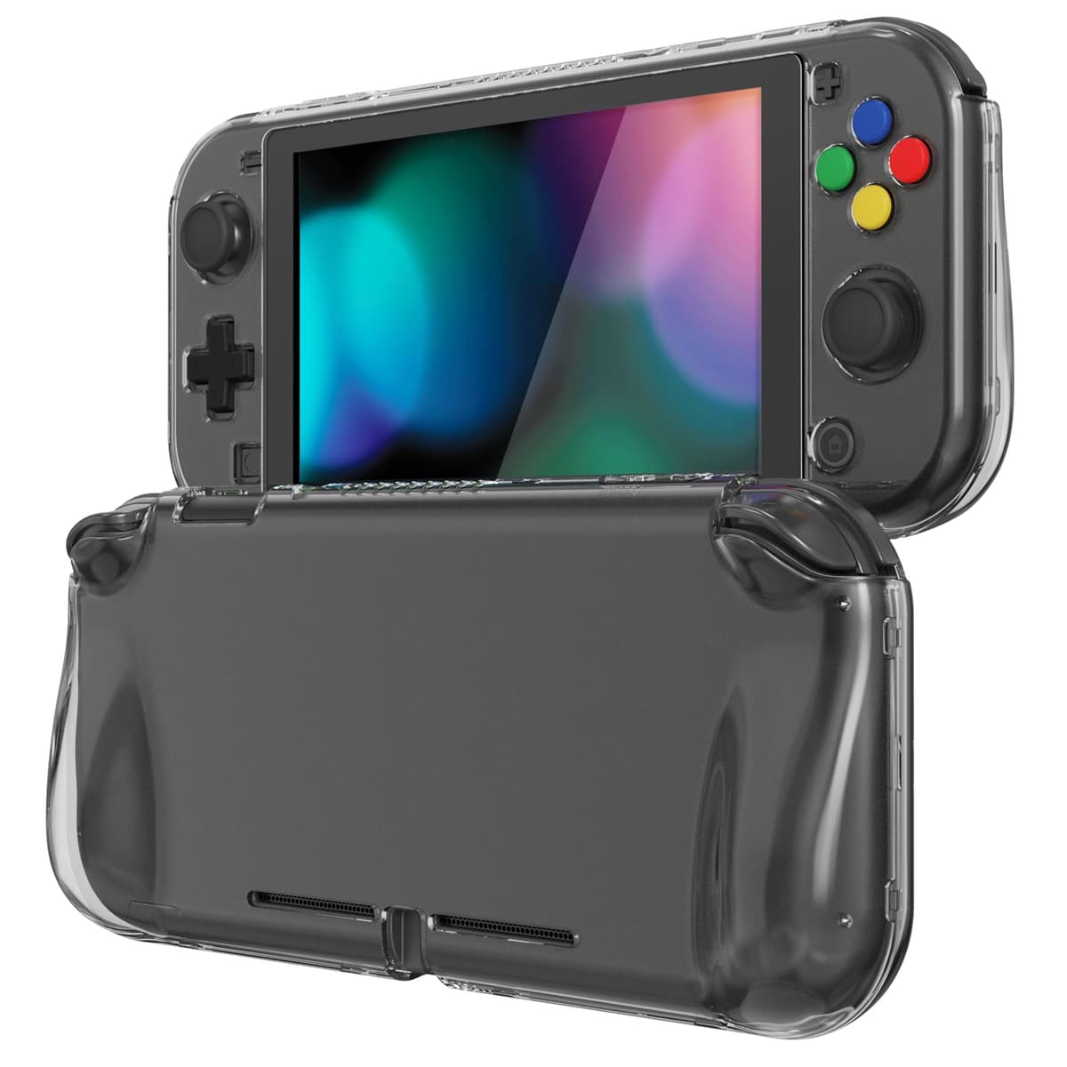 playvital ZealProtect Protective Case for Nintendo Switch Lite, Hard Shell Grip Cover for Nintendo Switch Lite w/Screen Protector & Thumb Grip Caps & Button Caps - Antique Yellow — view 48